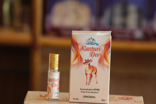 Kashmiri Kasturi Deer Attar — Luxurious Saffron aroma (6ml)