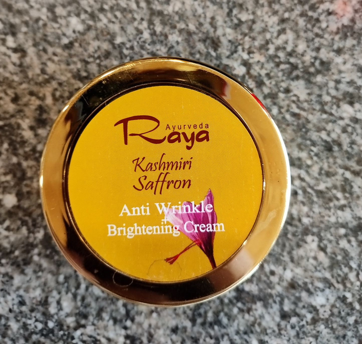 Raya Kashmiri Saffron Brightening & Anti-Wrinkle Cream (50g)