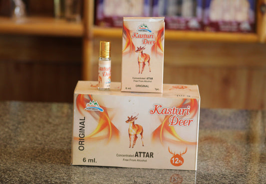 Kashmiri Kasturi Deer Attar — Luxurious Saffron aroma (6ml)